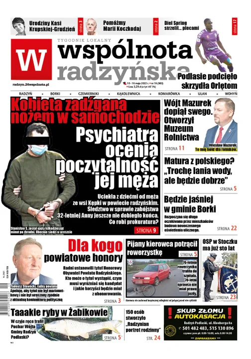 Najnowszy numer Wspólnoty Radzyńskiej  (10 maja 2022) - Zdjęcie główne