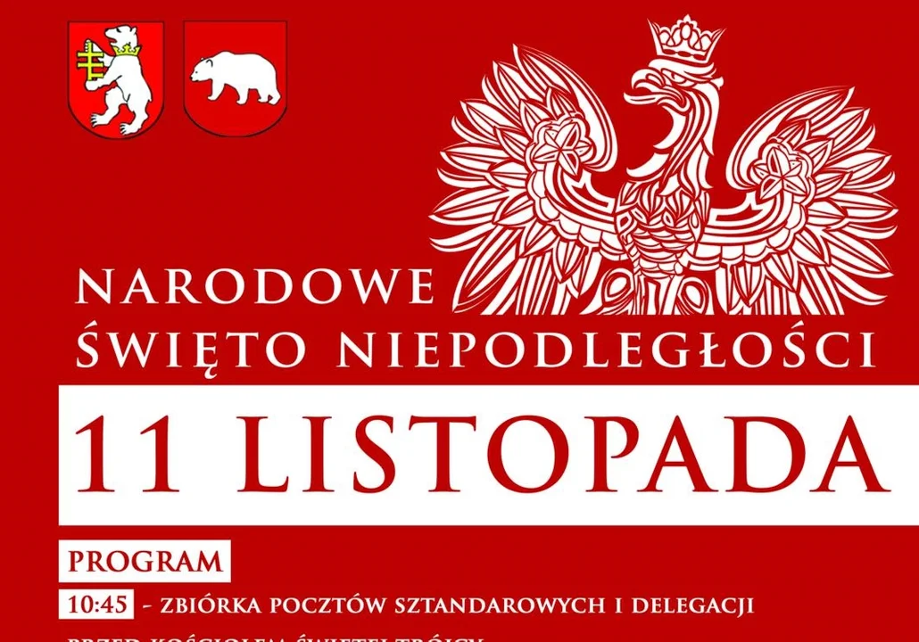 Program obchodów  Narodowego Święta Niepodległości 11 listopada - Zdjęcie główne