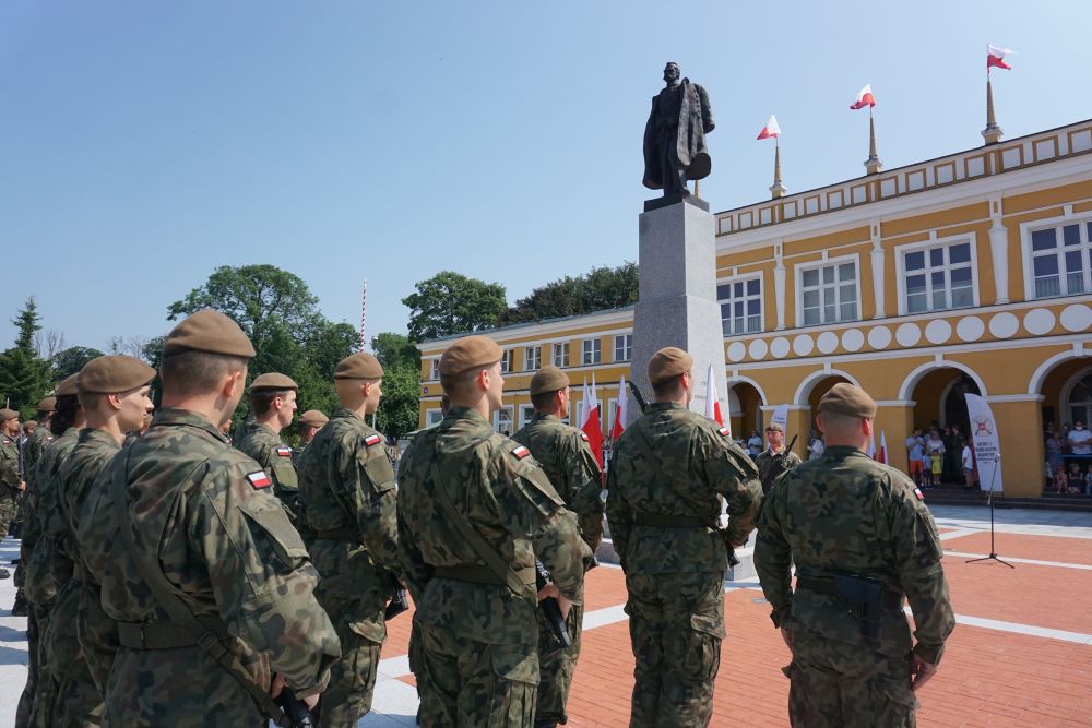 Przysięga wojskowa żołnierzy 2 Lubelskiej Brygady Obrony Terytorialnej