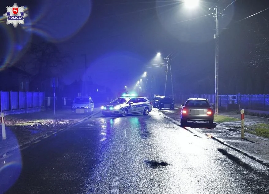 Powiat łukowski : Tragedia na drodze. Nie żyje pieszy - Zdjęcie główne