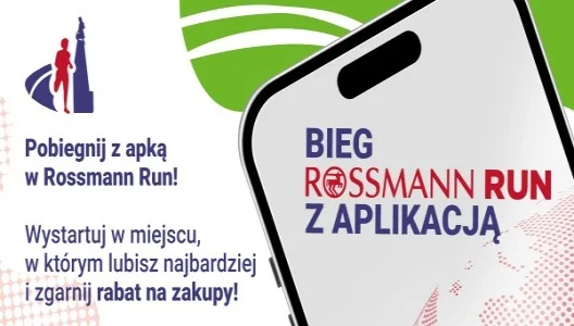 Pobiegnij w Rossmann Run z aplikacją i zdobądź atrakcyjny rabat na zakupy - Zdjęcie główne