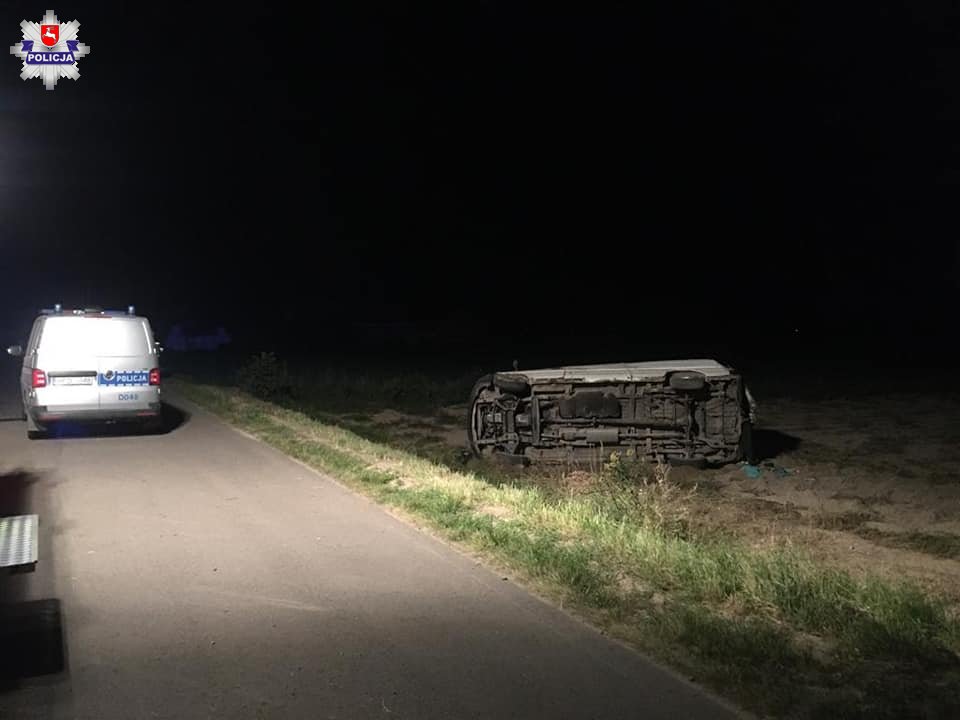 Powiat radzyński: Zatrzymany kierowca, który staranował radiowóz i potrącił policjanta - Zdjęcie główne