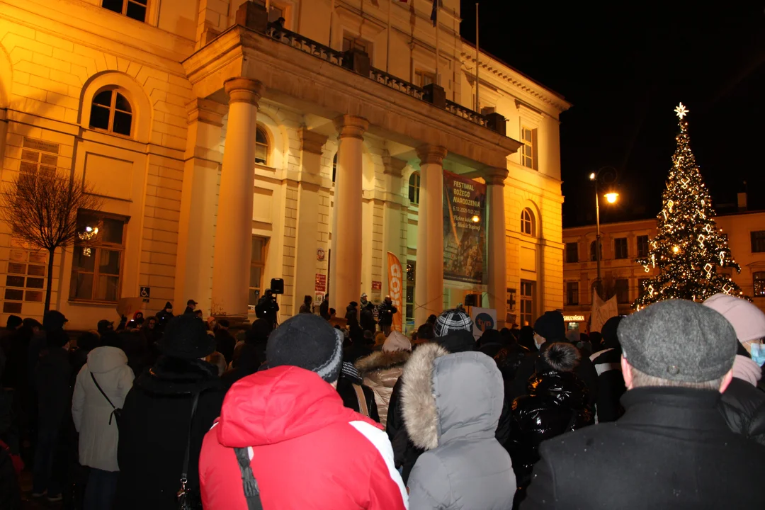 Manifestacja "Veto! Wolne media Wolni Ludzie Wolna Polska - Lublin"