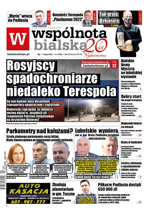 Najnowszy numer Wspólnoty Bialskiej ( 1 lutego 2022) - Zdjęcie główne