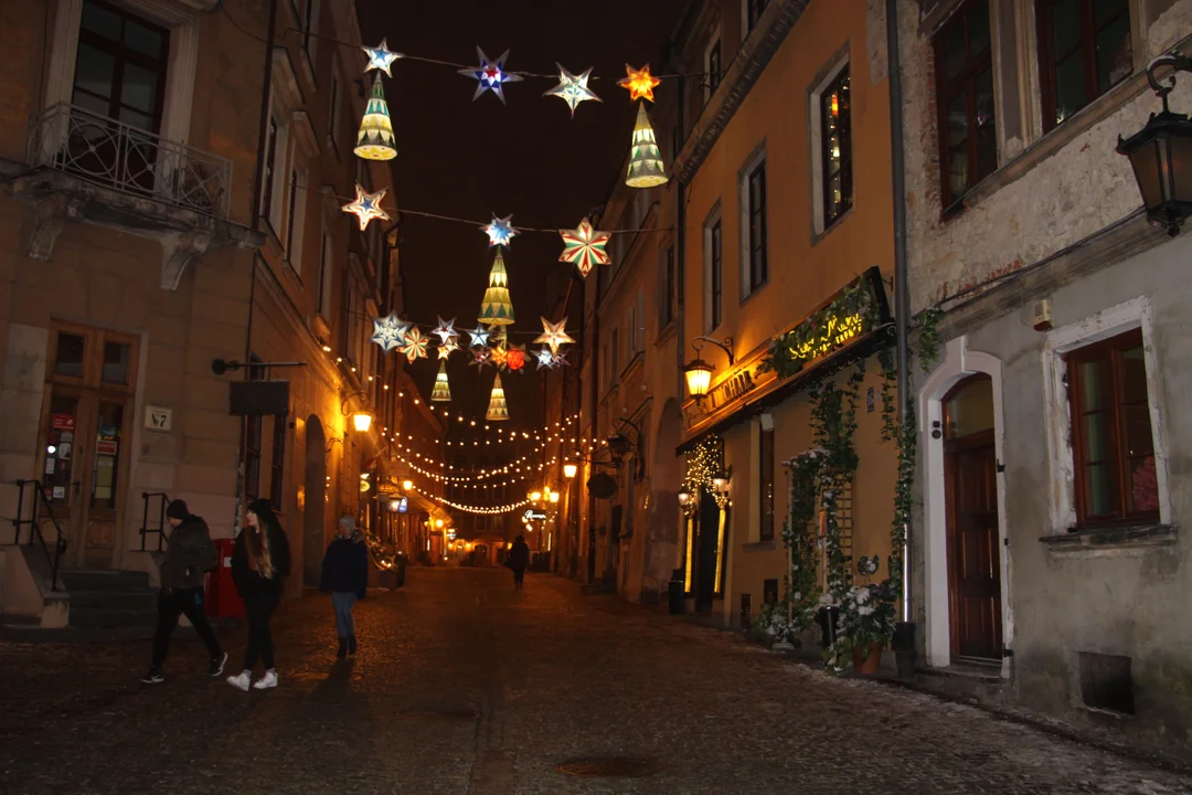 Świąteczne ozdoby i iluminacje w Lublinie