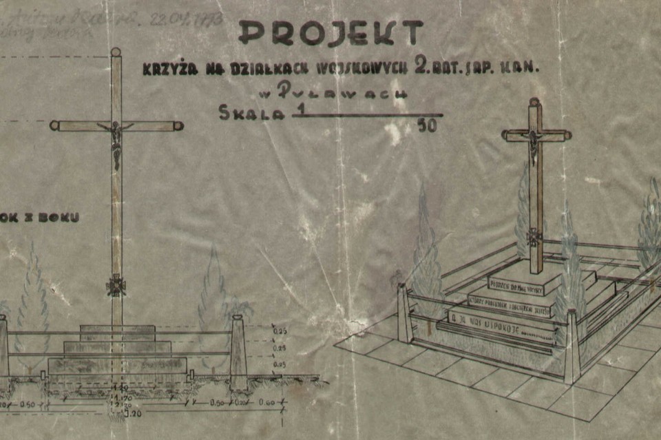 Pamiątka pobytu kaniowskich żołnierzy w Puławach - Zdjęcie główne