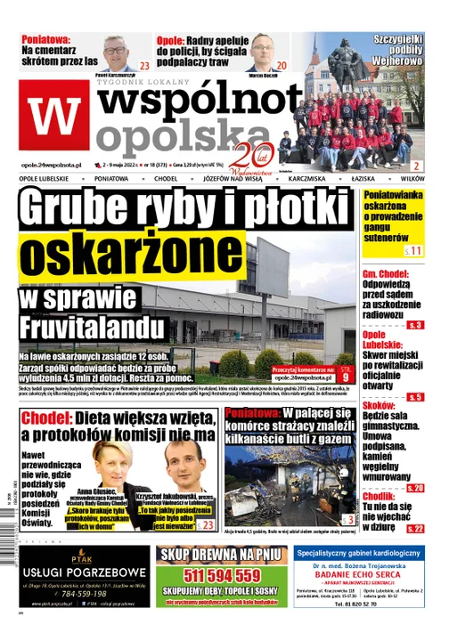 Najnowszy numer Wspólnoty Opolskiej  (2 maja 2022) - Zdjęcie główne