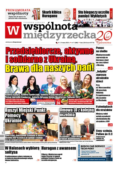 Najnowszy numer Wspólnoty Międzyrzeckiej ( 15 marca 2022) - Zdjęcie główne