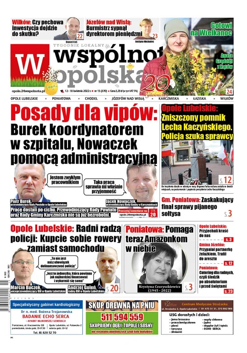 Najnowszy numer Wspólnoty Opolskiej (12 kwietnia 2022) - Zdjęcie główne