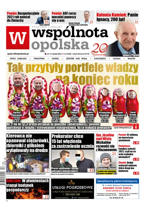 Najnowszy numer Wspólnoty Opolskiej ( 25 stycznia 2022) - Zdjęcie główne