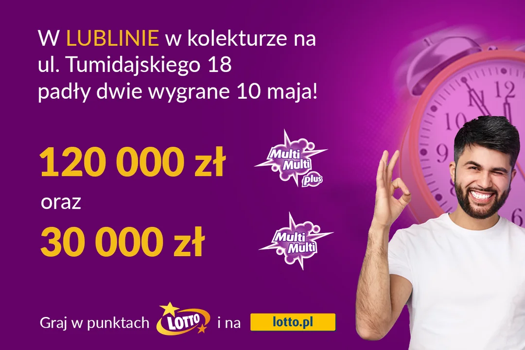 Wygrane Lotto w kolekturze na ul. Tumidajskiego. - Zdjęcie główne