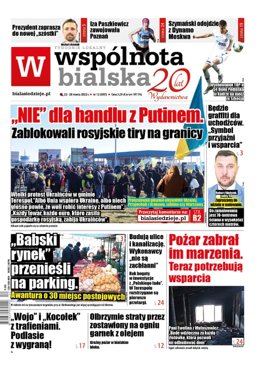 Najnowszy numer Wspólnoty Bialskiej ( 22 marca 2022) - Zdjęcie główne