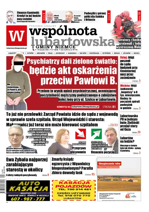 Najnowszy numer Wspólnoty Lubartowskiej (4 stycznia 2022) - Zdjęcie główne