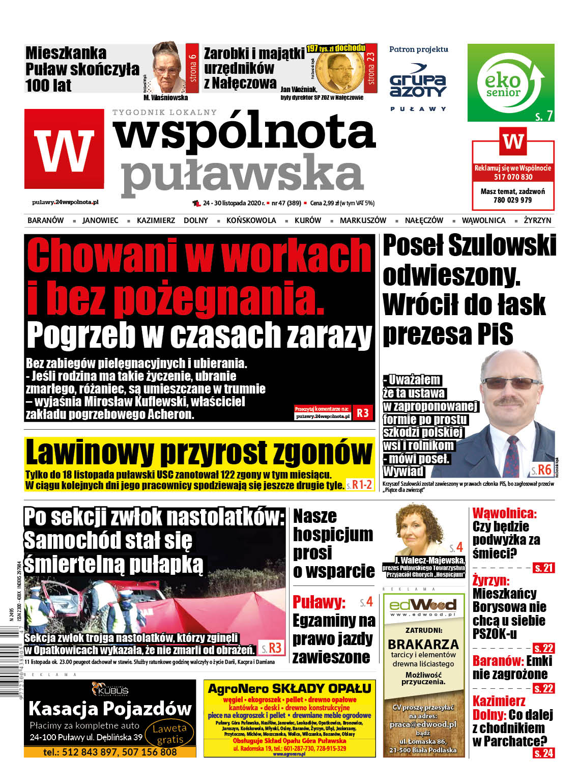 Pochówek w czasach zarazy: w worku, nago, bez pożegnania - Zdjęcie główne