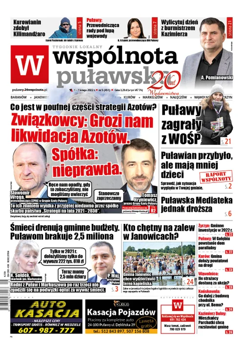 Najnowszy numer Wspólnoty Puławskiej (1 lutego 2022) - Zdjęcie główne