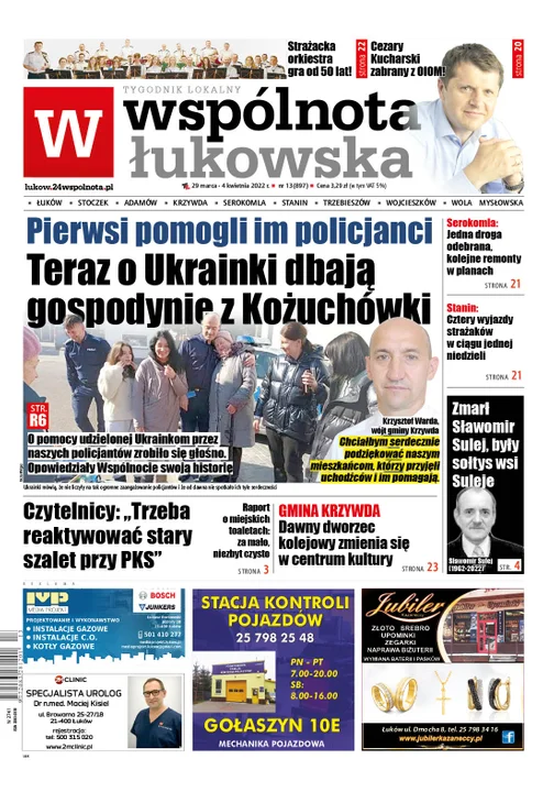 Najnowszy numer Wspólnoty Łukowskiej ( 29 marca 2022) - Zdjęcie główne