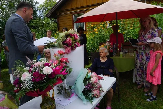 100 - lecie urodzin mieszkanki gminy Nałęczów