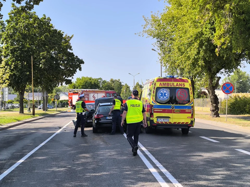 Potrącenie rowerzystki na ul. Dęblińskiej w Puławach