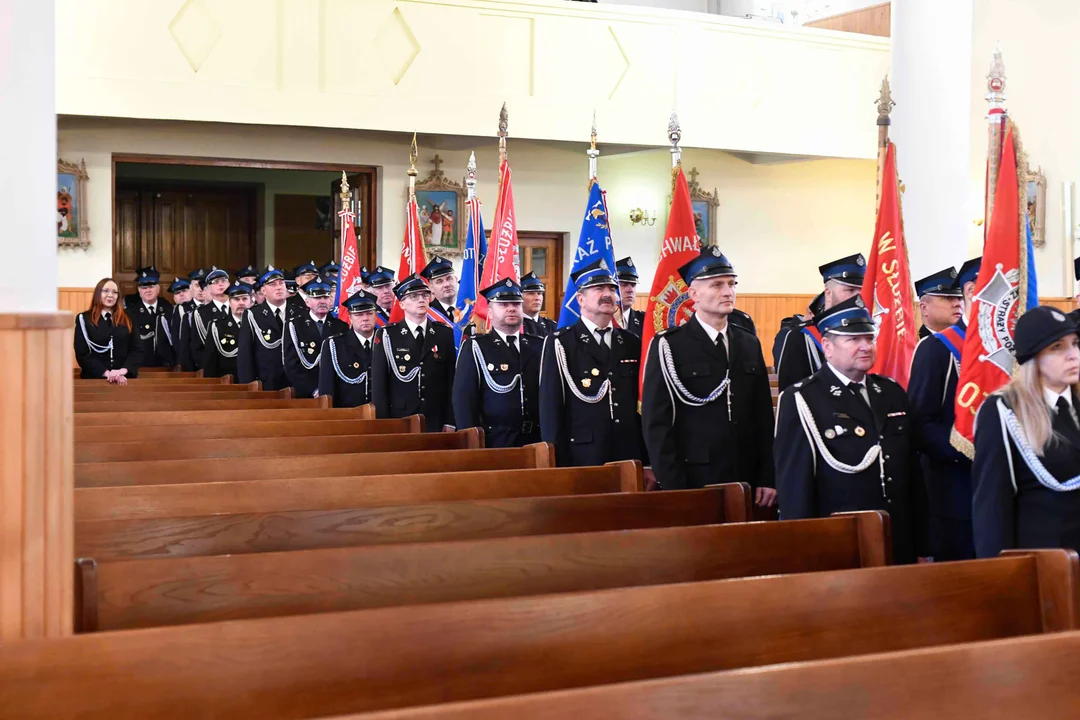 Zarzec Łukowski Msza Św. w intencji zmarłych strażaków z gminy Łuków