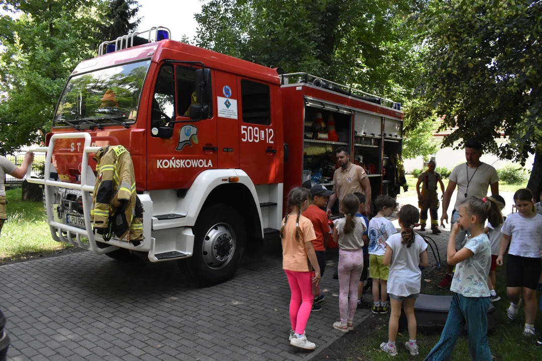 Akcja Bezpieczne wakacje w SP w Końskowoli