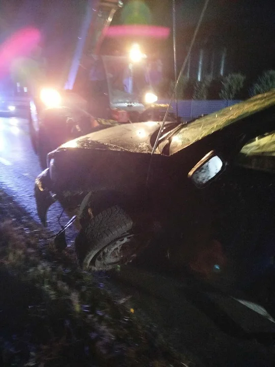 Wypadek w Wesołówce