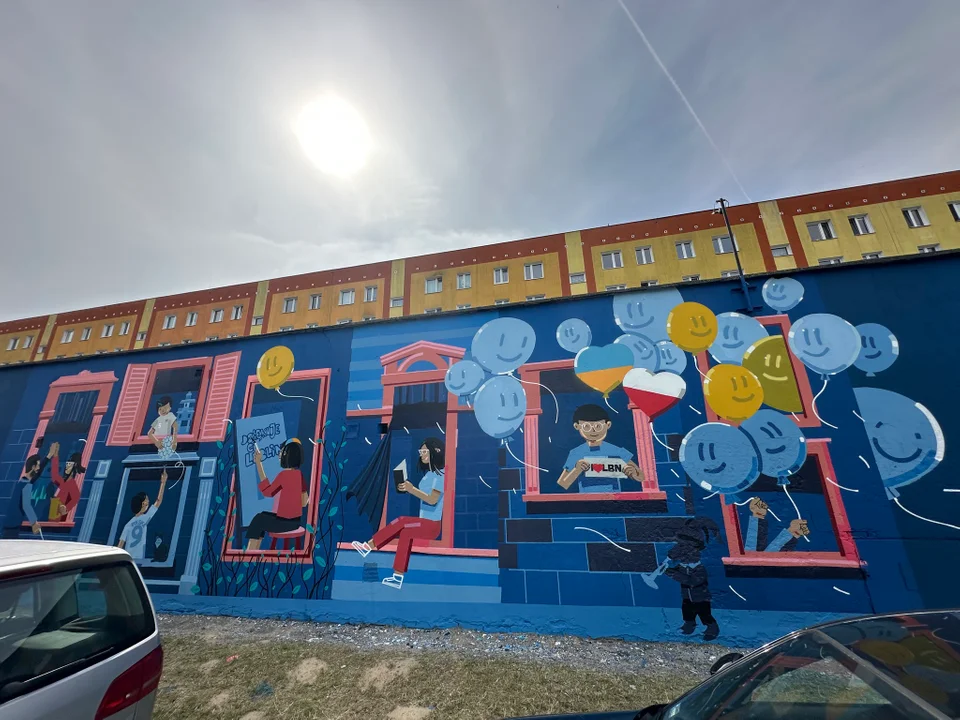 Mural od Ukrainy dla Lublina zniszczony. "Ludzie chorzy z nienawiści"