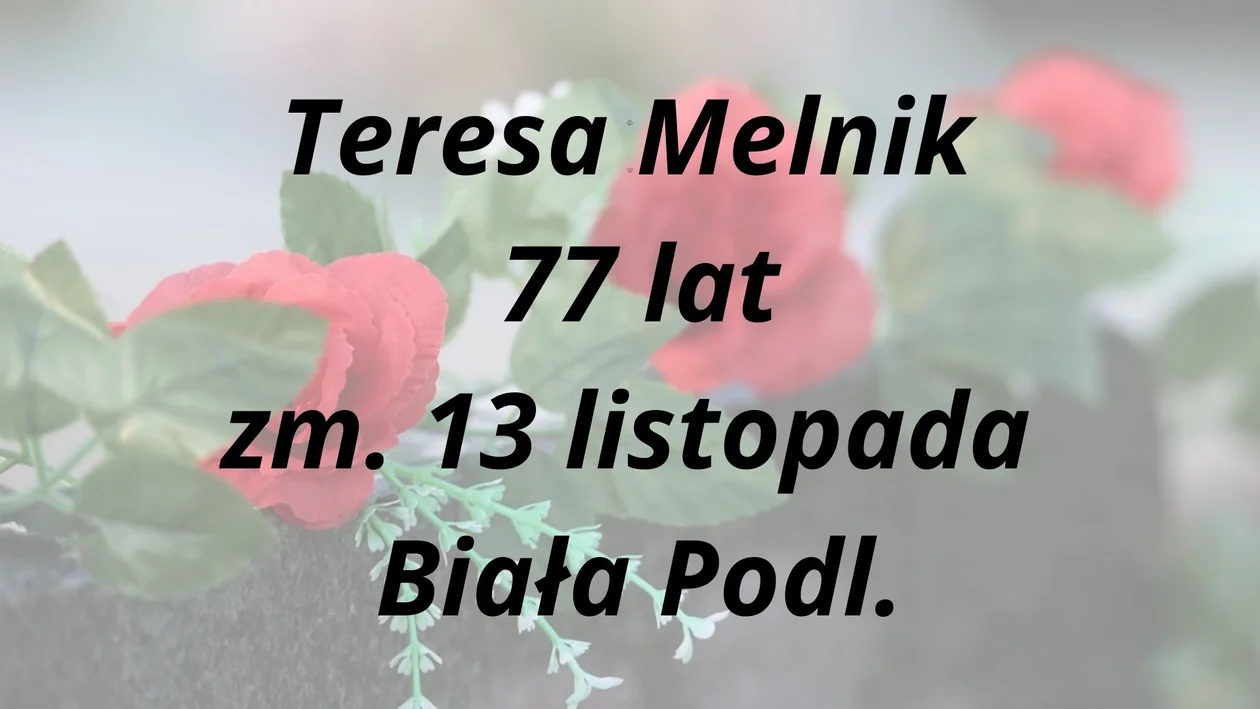 Nekrologi z powiatu bialskiego