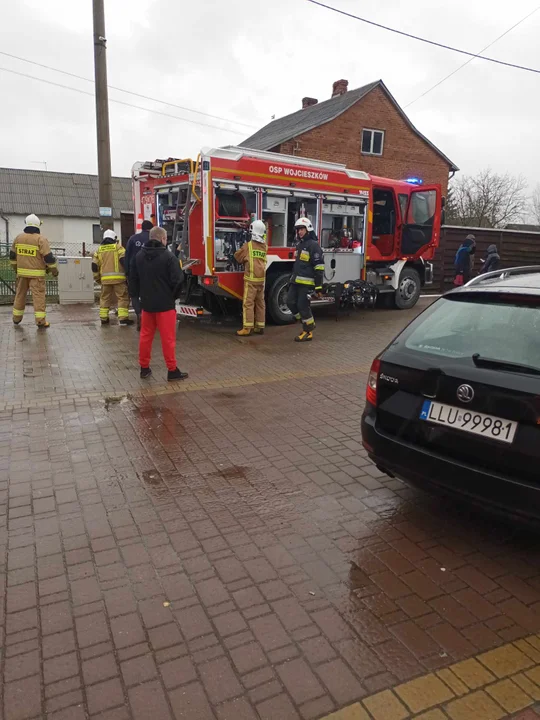 Pożar w Groszku w Wojcieszkowie