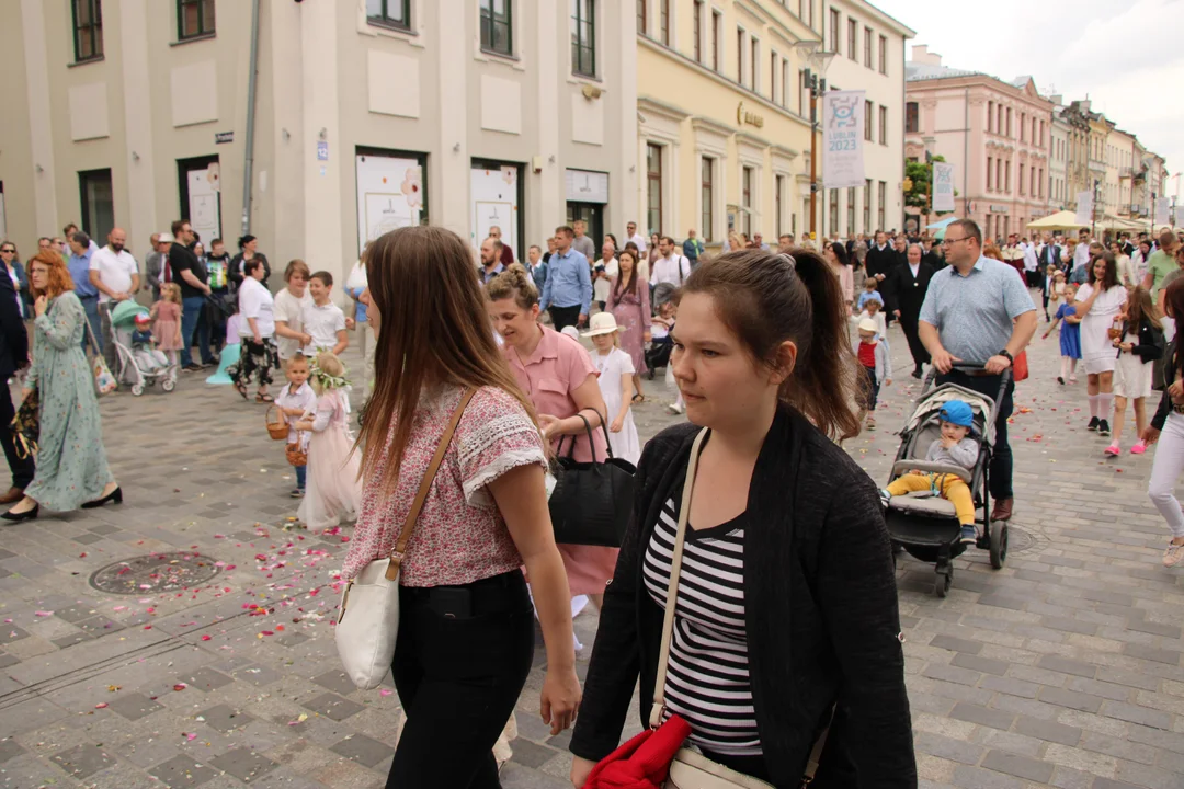 Procesja Bożego Ciała w archikatedrze lubelskiej