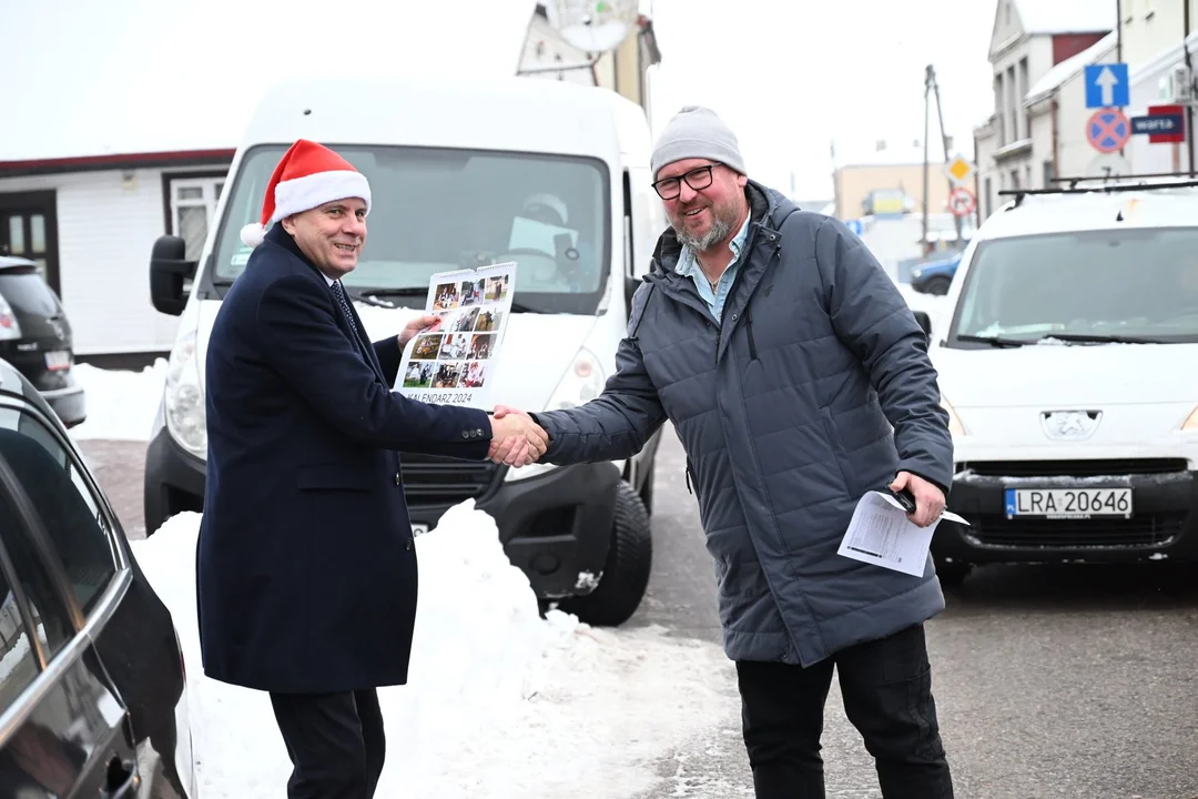 Mikołajki w Starostwie Powiatowym w Radzyniu Podlaskim