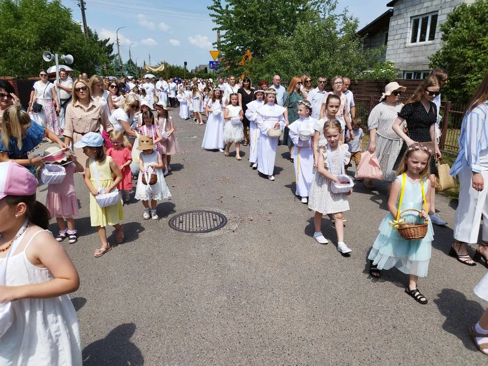 Uroczystość Najświętszego Ciała i Krwi Chrystusa w parafii Świetego Brata Alberta w Łukowie