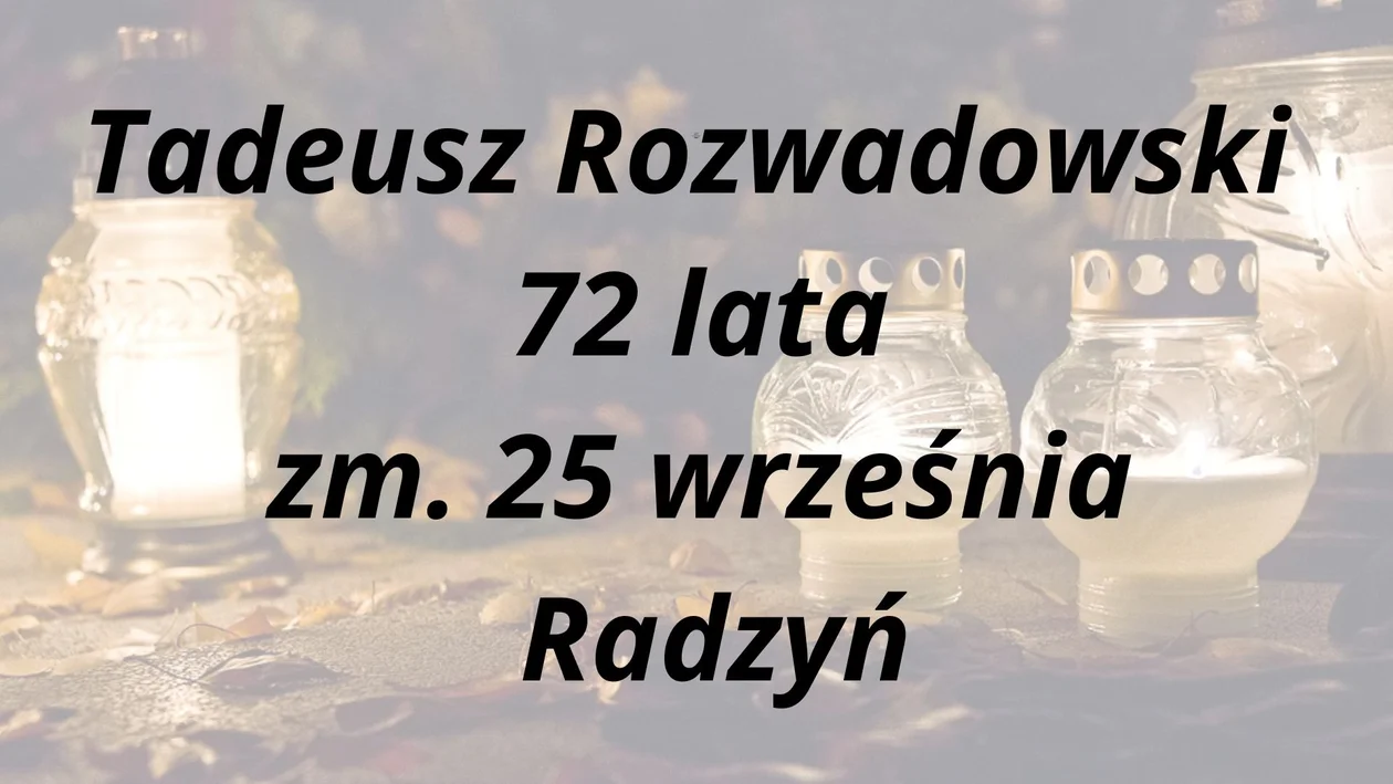 Nekrologi z Radzynia