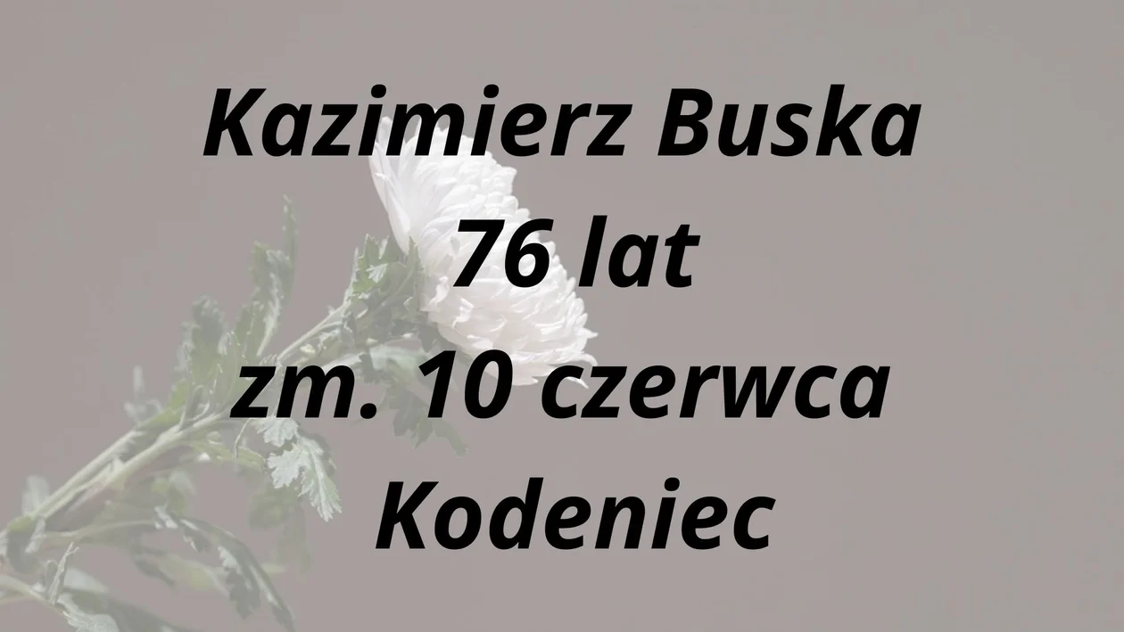 Nekrologi z Parczewa