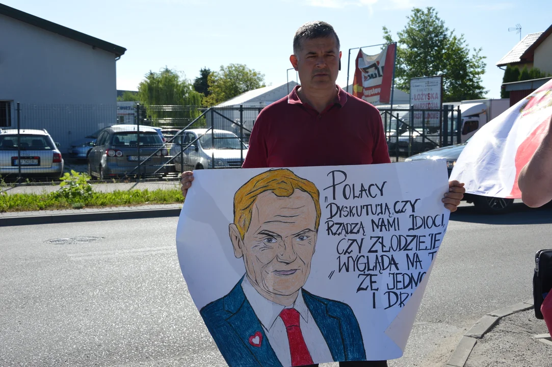 Protest rolników w Opolu Lubelskim