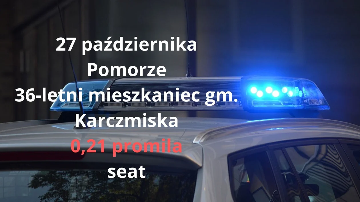 Nietrzeźwi kierowcy  z powiatu opolskiego