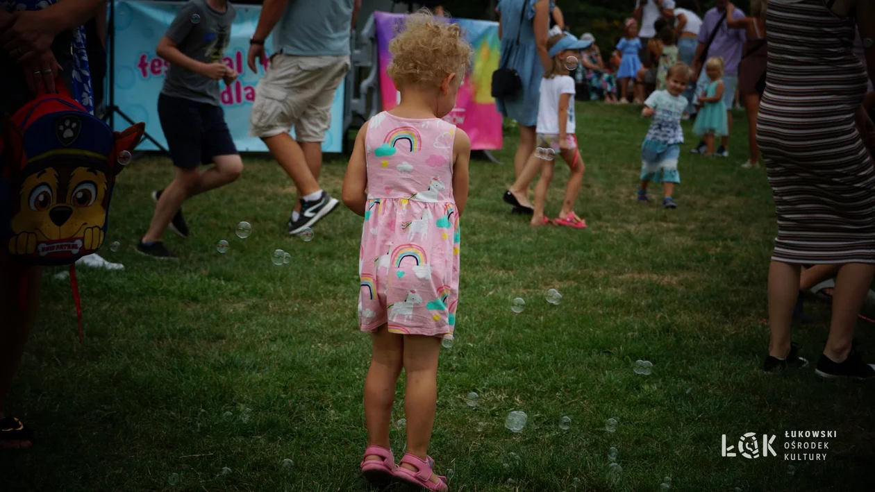 Festiwal Balonów, Baniek Mydlanych i Kolorów w Parku Miejskim w Łukowie