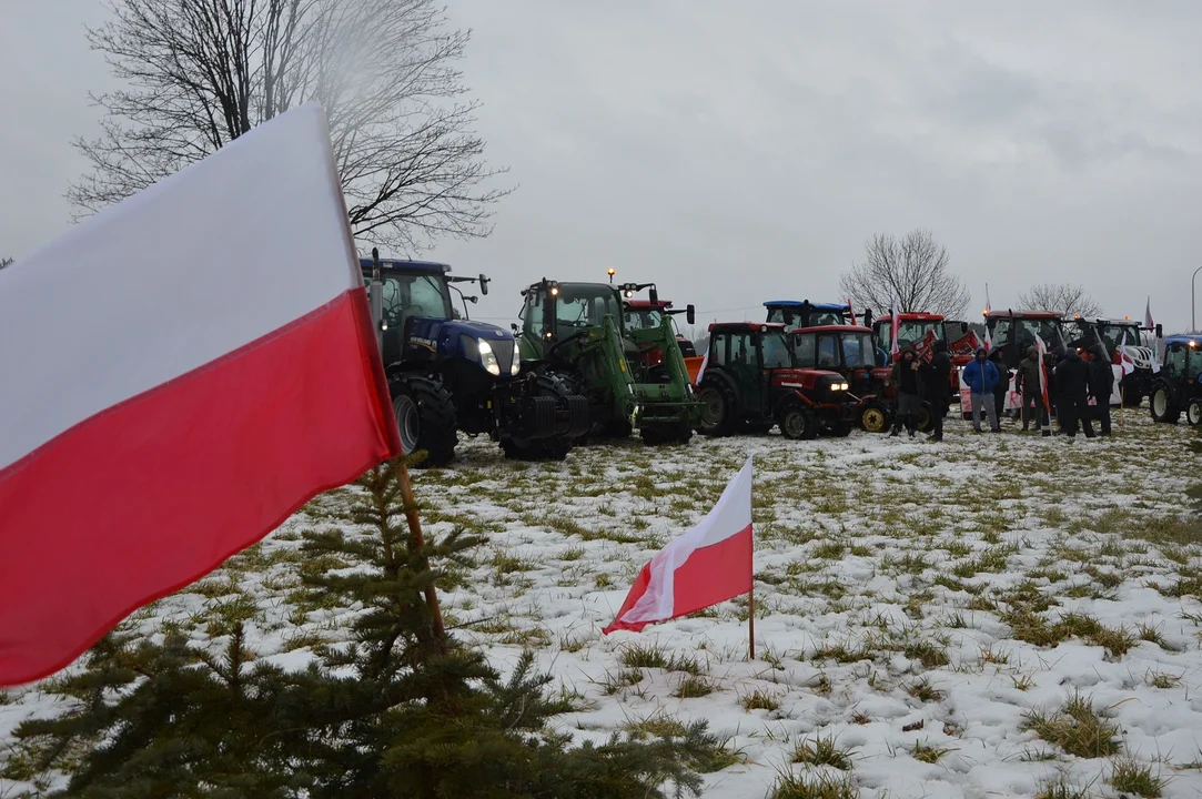 Protest rolników w Chodlu