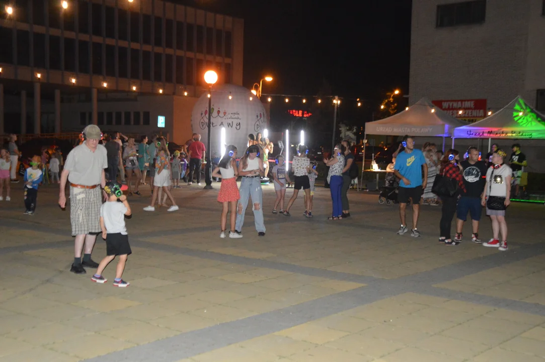 Silent Disco na Placu Chopina w Puławach