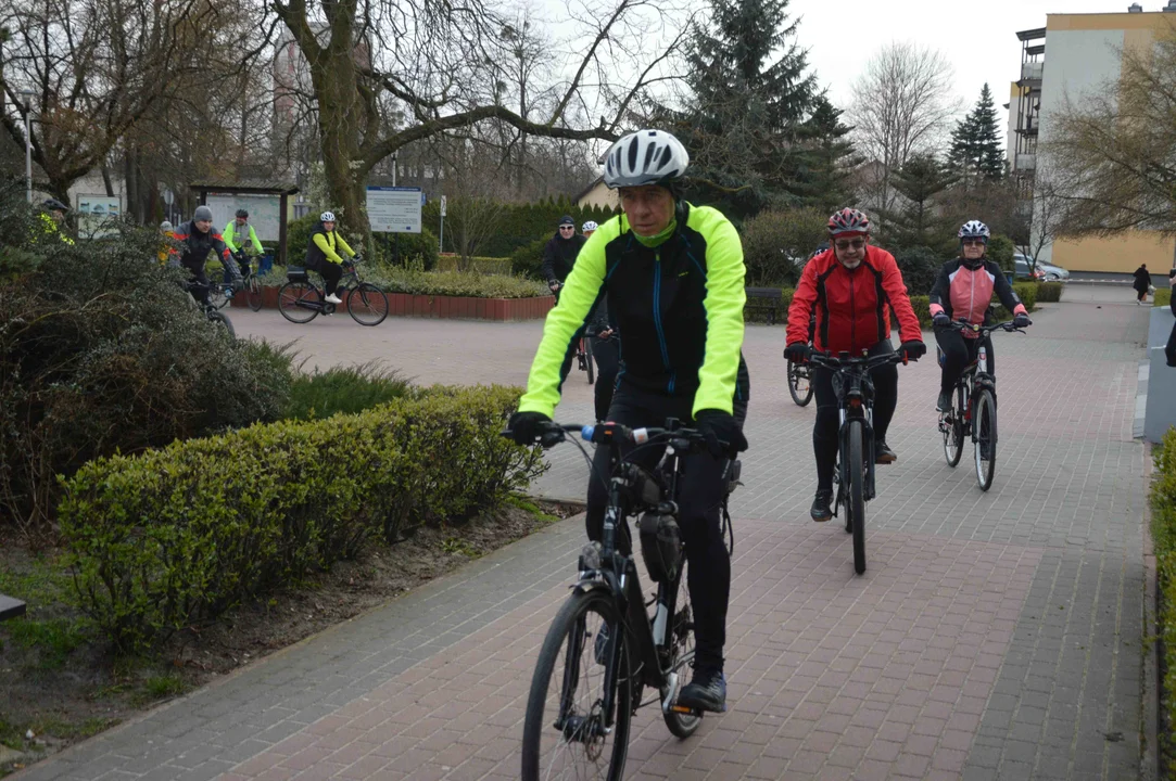 Pierwszy trening Puławskiej Grupy Rowerowej