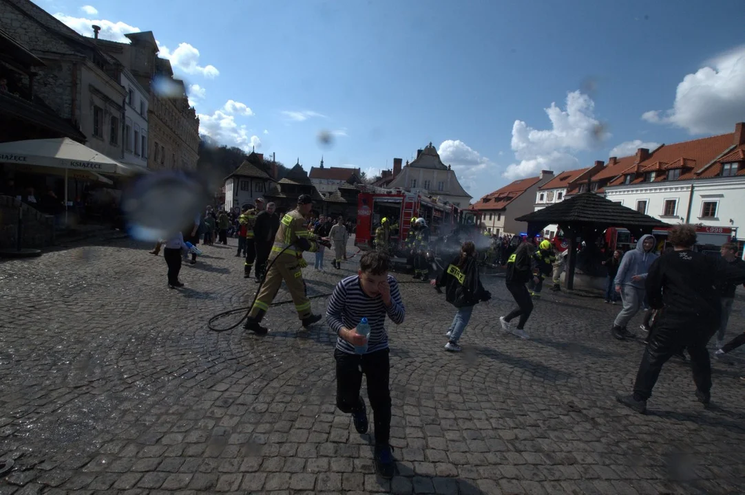 Strażacki lany poniedziałek w Kazimierzu Dolnym