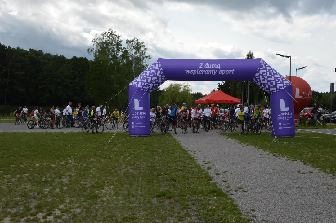 Rajd rowerowy Tour de Lubelskie w Poniatowej