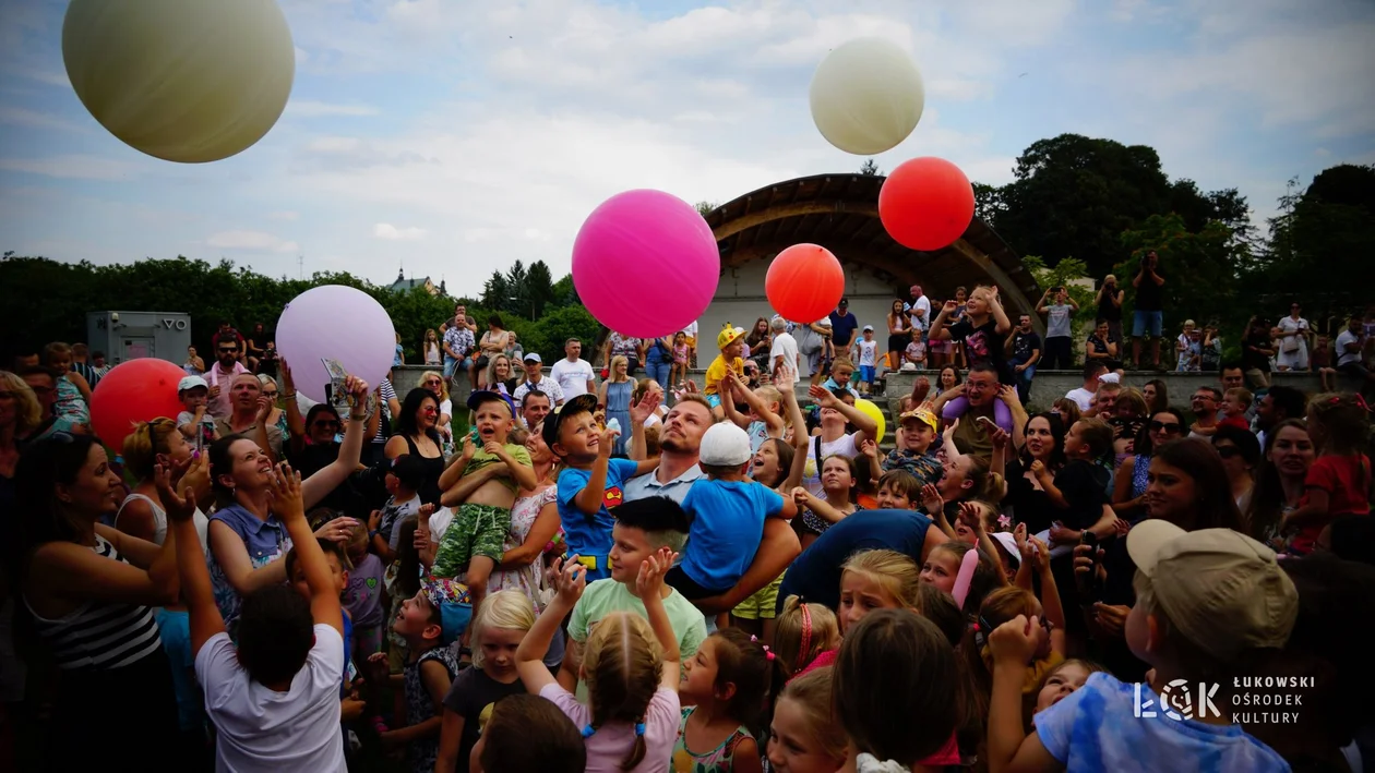 Festiwal Balonów, Baniek Mydlanych i Kolorów w Parku Miejskim w Łukowie