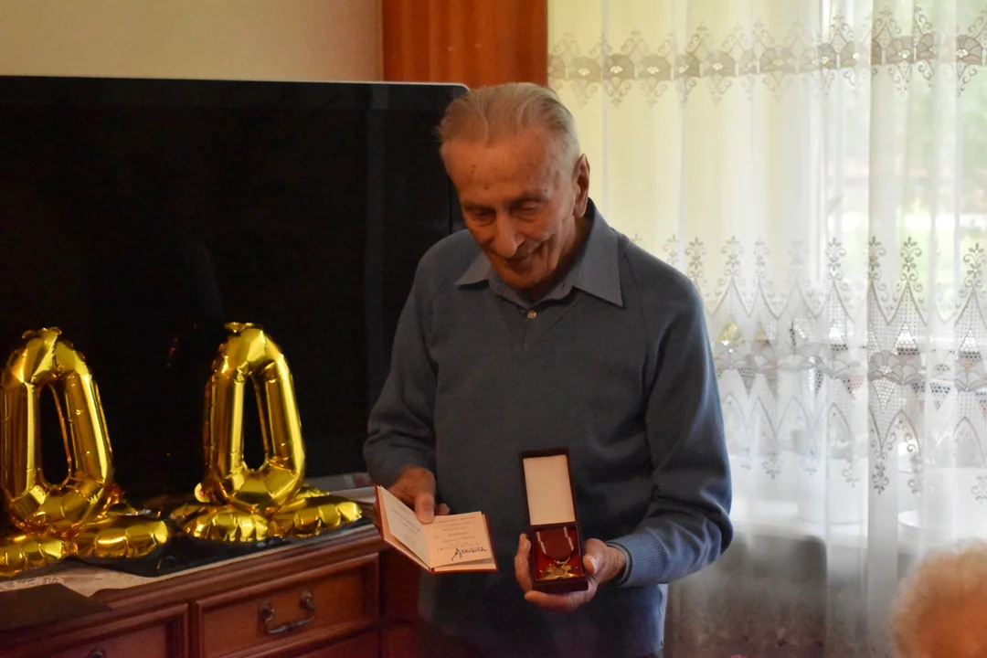 100. urodziny Gustawa Kowalskiego z Puław