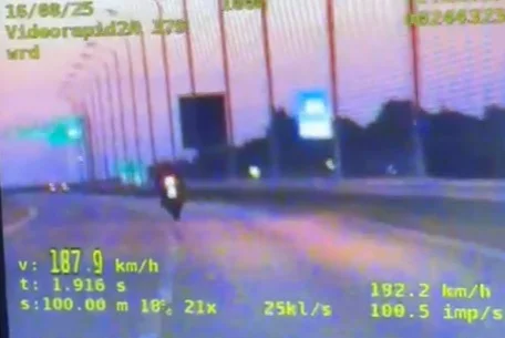 Lublin: Motocyklista gnał po ekspresówce o wiele za szybko