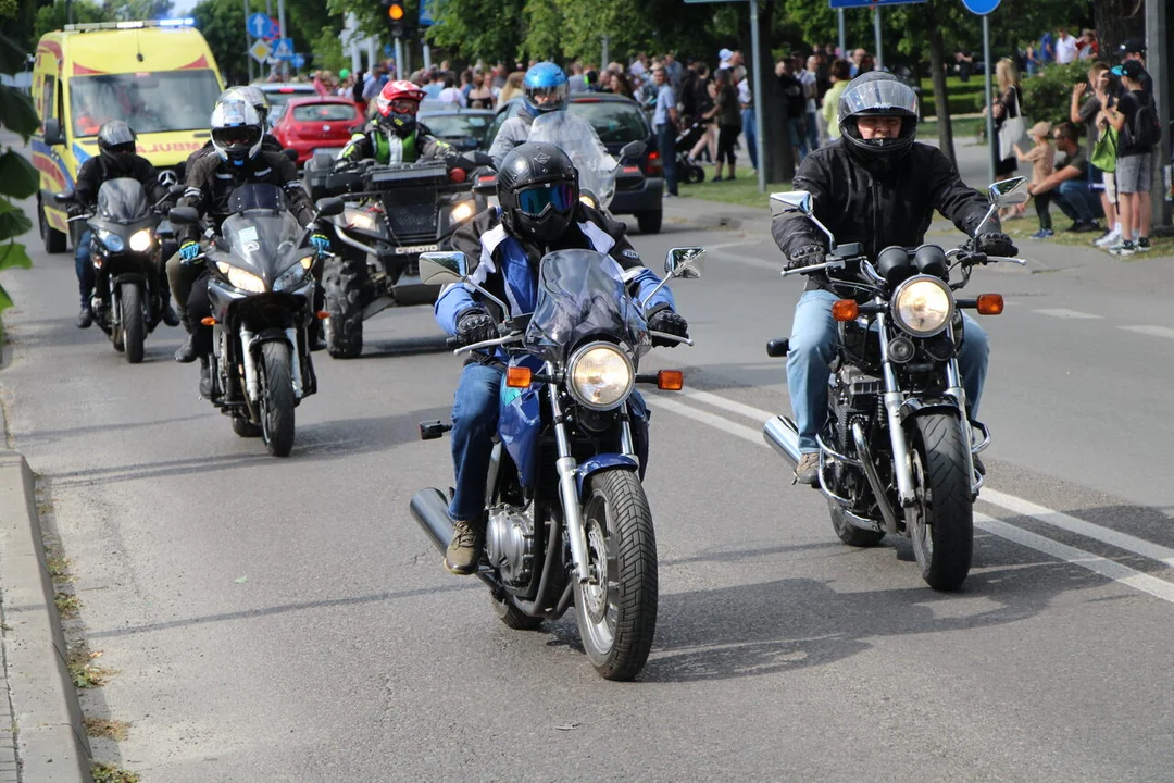 Parada motocykli w Lubartowie