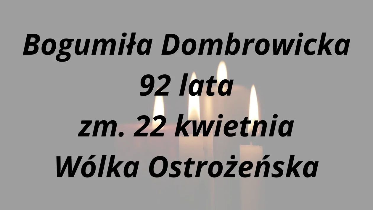 Nekrologi Garwolin