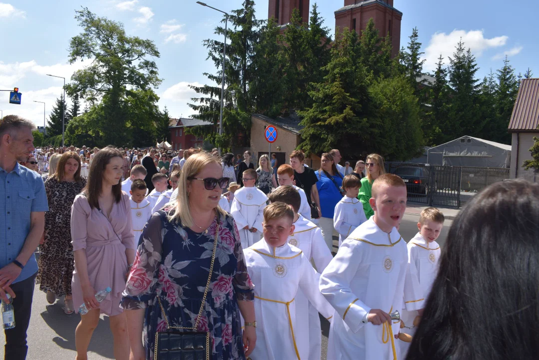 Święto Bożego Ciała w parafii Matki Kościoła w Łukowie