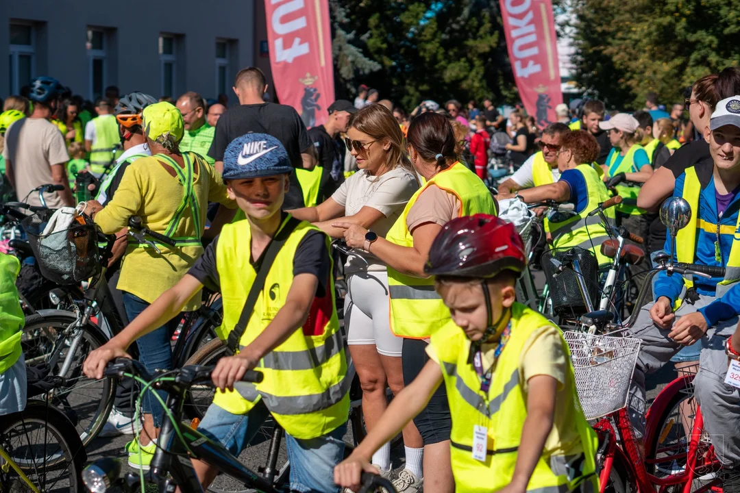 Łukowianie wsiedli na rowery i ruszyli w miasto