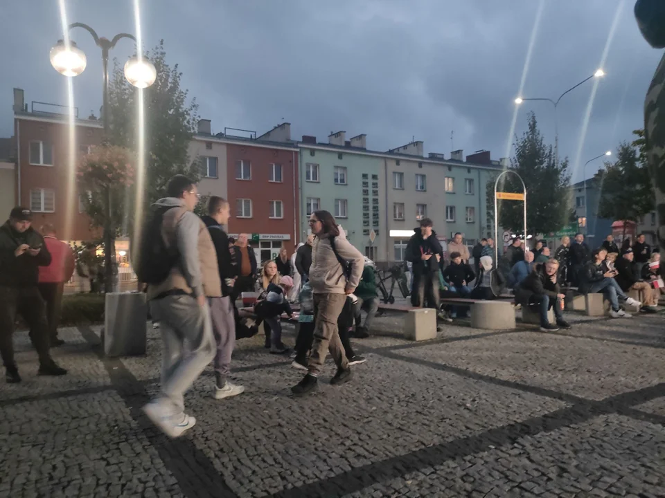 Sławomir Mentzen spotkał się z mieszkańcami Łukowa