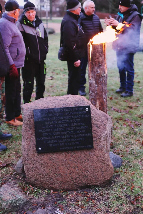 79. rocznica wyzwolenia obozu Auschwitz-Birkenau w Łukowie